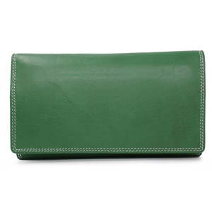 Riccardo Ferrici Leather Wallet ~ Green