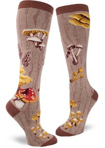 Mushroom, Heather - Knee Highs by Modsocks