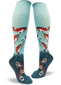 Sockeye Salmon - Knee Highs by Modsocks