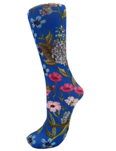 Celeste Stein Couture Trouser Socks: Celeste Stein - Blue Marona