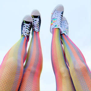 SNAG Fishnets ~ Rainbow