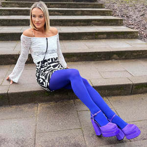 SNAG Opaque 80 Den Tights ~ Aretha