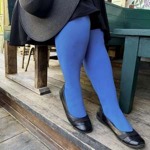 SNAG Super Opaque 120 Den Tights ~ Peacock