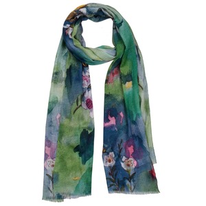 Gorgeous Scarves: Spring Garden Cotton/Modal Designer Scarf