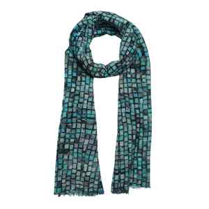 Gorgeous Scarves: Mosaic Tile Cotton/Modal Designer Scarf