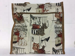 Tapestry Bags Accessories: Tapestry Shopper Bag - Fashion Dog