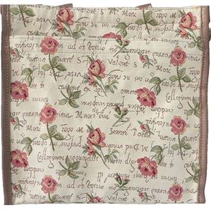 Tapestry Bags Accessories: Tapestry Shopper Bag - Rose Pink