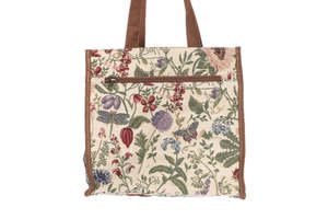 Tapestry Bags Accessories: Tapestry Shopper Bag - Morning Garden