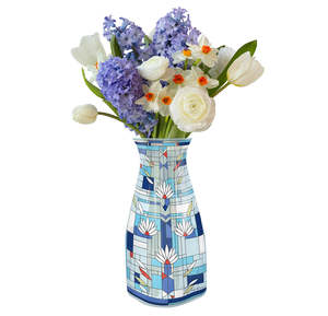 Modgy Expandable Vases Dog Bowls 1: Modgy Vase ~ Frank Lloyd Wright Waterlillies