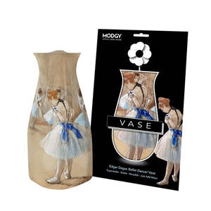 Modgy Expandable Vases Dog Bowls 1: Modgy Vase ~ Edgar Degas Ballet Dancer
