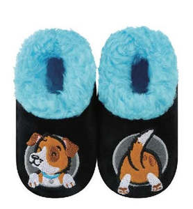 Slumbies® Cosy Baby Slippers ~ Puppy