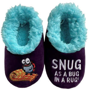 Slumbies® Cosy Toddler Slippers ~ Snug as a Bug