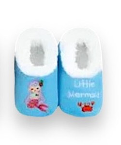 Slumbies® Cosy Toddler Slippers ~ Mermaid