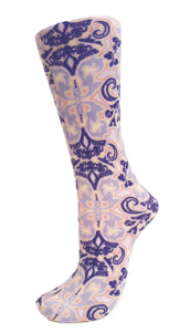 Celeste Stein Couture Trouser Socks: Celeste Stein - Purple Ensemble