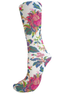 Celeste Stein Couture Trouser Socks: Celeste Stein - Pampalore Cream