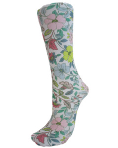 Celeste Stein Couture Trouser Socks: Celeste Stein - Cornflower Field