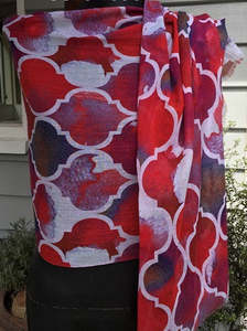 Geometric Cotton/Modal Designer Scarf