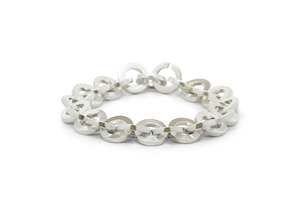 Silver Linings: Flat Link Bracelet, Sterling Silver