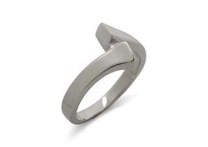Axis: JW11 Dress Ring, White Gold & Platinum