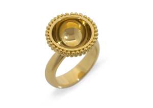 Granulation: The Helios Granulation Ring, Yellow Gold