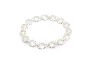 Big Bold Gold: The Kløver Bracelet, Sterling Silver