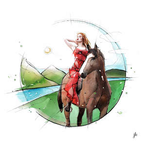 All: Roaming Free Canvas Print