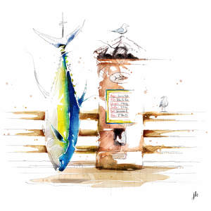 Yellow Fin Tuna Canvas Print