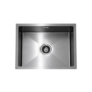 Products: Luxury Single Bowl Kitchen Sink 590x450mm - Black Matt - JSB2418 - Jerry Kitchen & Bath