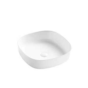Products: White Countertop Basin 450 450 140mm - Ceramic - T-30 - Jerry Kitchen & Bath