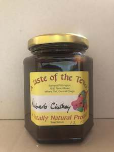 Chutney: A Taste of Teviot Rhubarb Chutney