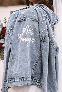 Jackets Capes: Classic Pearl Studded Jacket