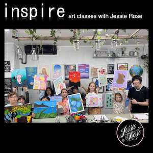 Inspire Art Classes Term 3: Term 3 - Ages approx. 8-10 yrs. Tuesday 3.30pm-5pm