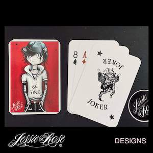 'Be Free - Boy' Playing Cards