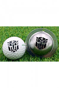 Golf Ball Marker: Transformers Optimus Prime Golf Ball Custom Marker