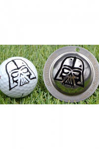 Golf Ball Marker: StarWars Darth Vader Golf Ball Custom Marker Stainless-Steel
