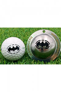 Golf Ball Marker: Batman Logo Golf Ball Marker