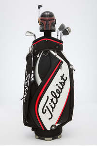 Golf Head Cover: Carbon Fibre Painted Boba Fett Golf Driver Headcover Star Wars