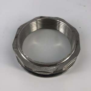 Tank Fittings: Stainless Steel Tank Fitting Short Left Hand Thread
