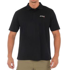 Jetpilot: Fueled Polo Shirt - Black