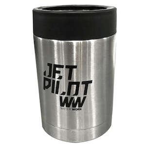 Mens Christmas: Jetpilot Stubbie Holder Silver