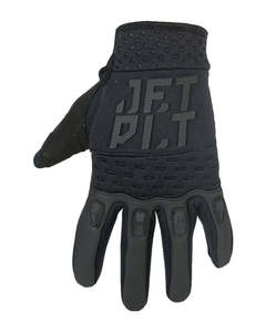 Jetpilot Gloves: RX RACE GLOVE BLACK BLACK