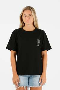 Jetpilot Womens All: Jetpilot Luna Tee - Black