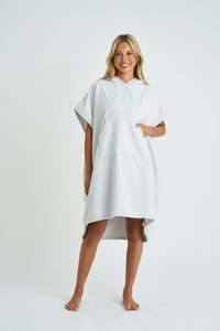 Jetpilot Venture Unisex Hoodie Towel - Grey