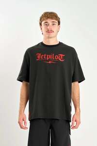 All Clothing And Accessories: Jetpilot Tribal Heavy Tee - Black