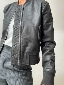 Leather Jackets: Leather Bomber Jacket