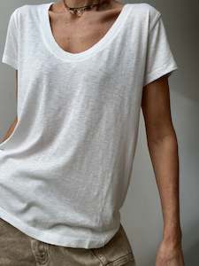 Zadig & Voltaire Tiny Slubb Tee White