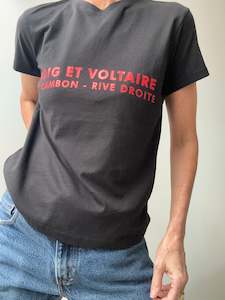 Zadig & Voltaire Metallic Red Tee
