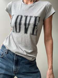 Zadig & Voltaire Western Love Tee Grey