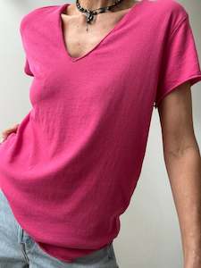 Zadig & Voltaire Love Fishnet Tee Pink