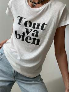 Zadig & Voltaire Tout Va Bien Tee White